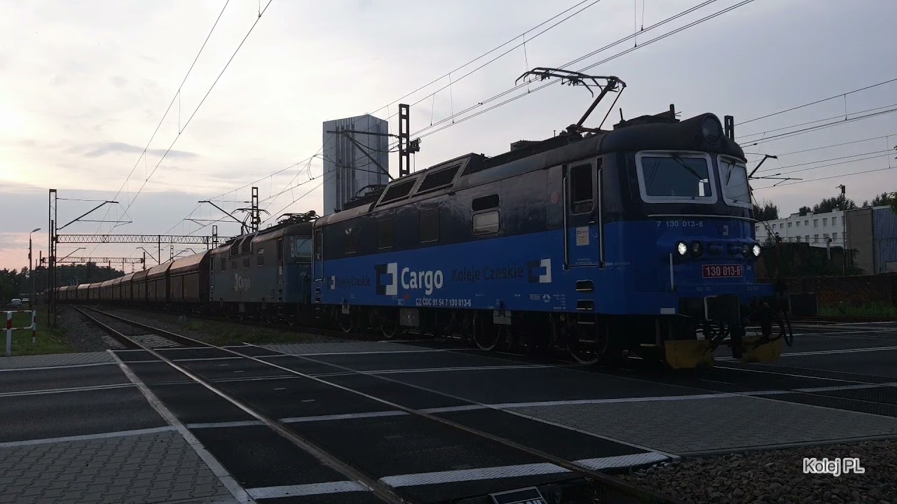 Zabrze Makoszowy - Pociągi ČD Cargo | 182-108, 753-774, 130-013 & 130-019