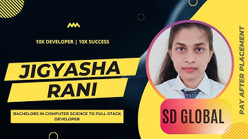 JIGYASHA RANI | Success Story | Bachelors in Computer Science to Full-Stack Developer | 10x Academy.