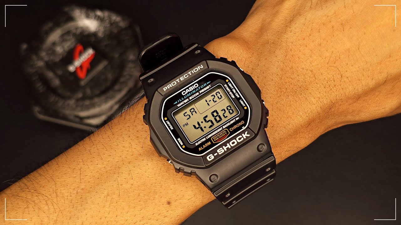 Classic G-Shock DW5600E - How Does it Fit on a Small Wrist?