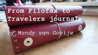Transforming a Filofax Planner into a Traveler's Journal