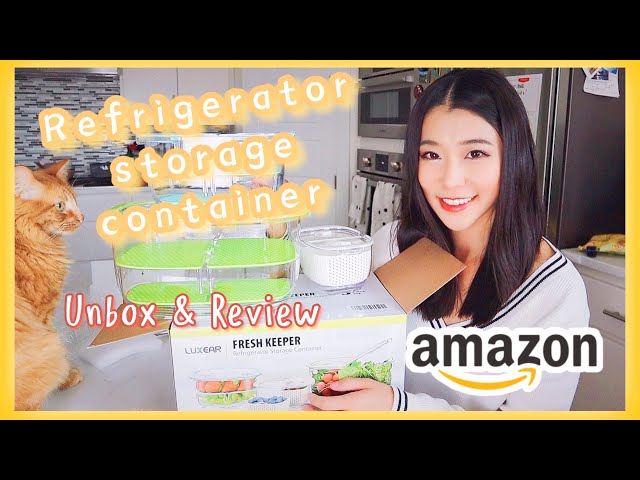 Unboxing: LUXEAR Fresh Produce, Vegetable, Fruit, Meat, Fish 3-Piece, Storage  Containers, BPA Free 