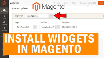 How to Install Widgets in Magento?
