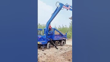 like Truck-mounted Crane and Digger Integrated Machine#Multifunctional busy at both ends P-4481