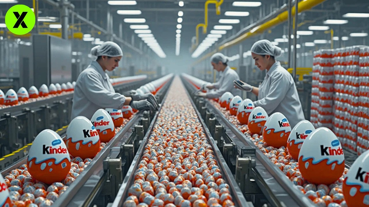 🍫 CÓMO se HACEN los HUEVOS KINDER: El SECRETO de los HUEVOS KINDER ...