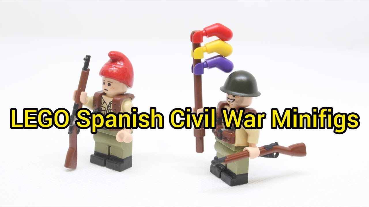 Thorny lodret Optimal Lego Spanish Civil War minifigs - YouTube