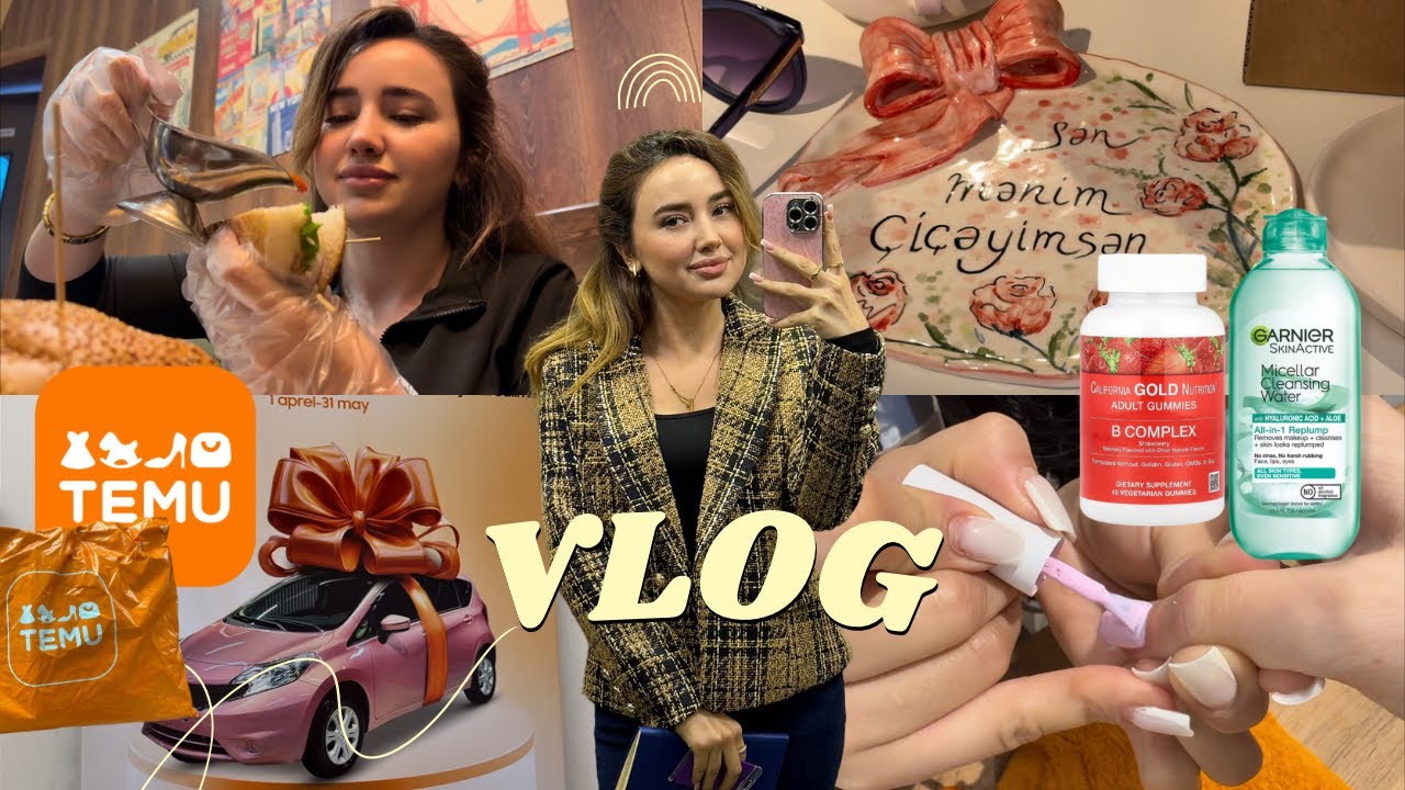 Bunu qızlarla paylaşıram... | Qadın enerjisi | Yeni dırnaqlarım | Temu bağlama | Aziza Majidova VLOG