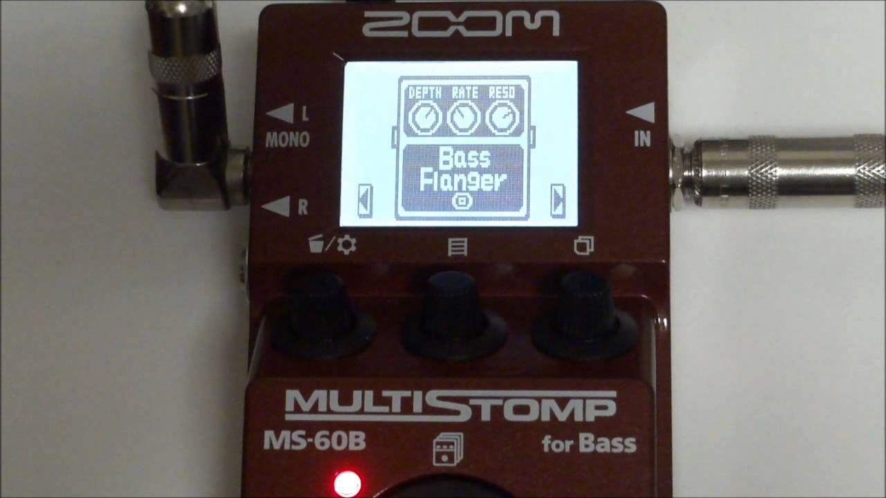 Bass Weekly - Zoom MS-60B - YouTube