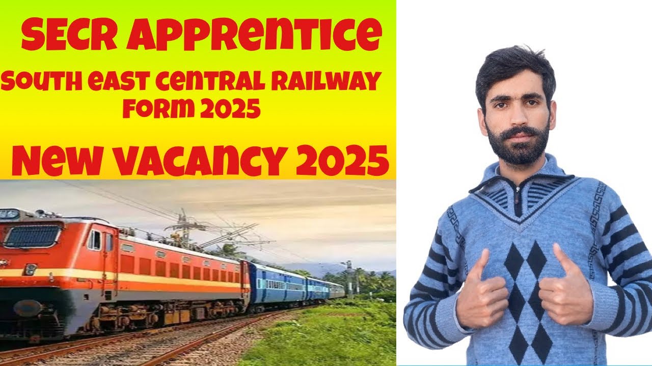 SECR apprentice form apply 2025 railway recruitment new vacancy notification out 2025 apply ❗️📌