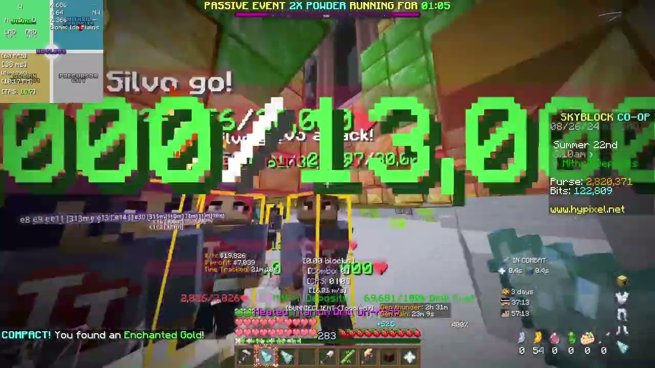 Hypixel Skyblock Afk Gold Mining Method Just Dropped