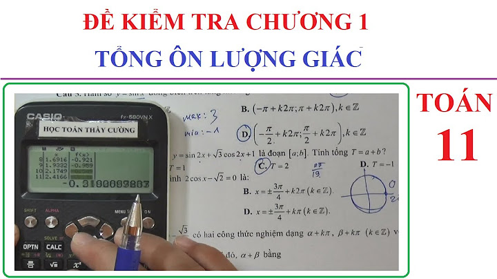 Caác dạng bài tập toán 11 bài 1 năm 2024