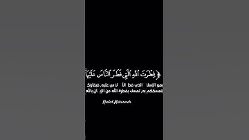 فاقم وجهك للدين حنيفا اية 29 سورة الروم صوت خشوع
