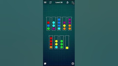 Ball Sort Puzzle   level 38 !!! Mobile Cell Phone Game Walkthrough Android / Apple
