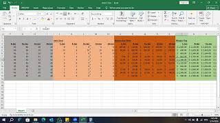Excel Payroll, Absolute Reference