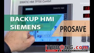 Hướng dẫn Backup Restore màn hình HMI Siemens bằng phần mềm Prosave