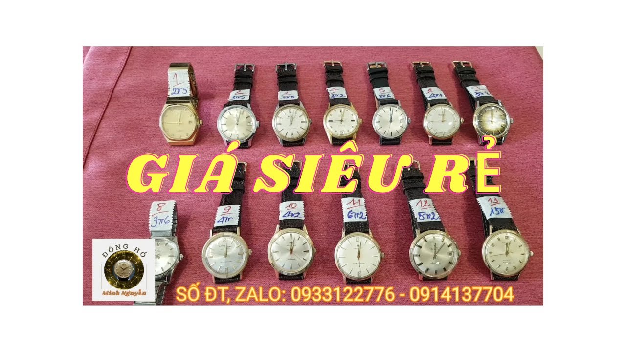 12/5/2022 LÔ ĐỒNG HỒ THỤY SỸ GIÁ RẺ CHƯA TỪNG CÓ (... - youtube
