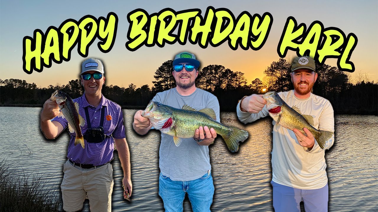 POND FISHING for KARL'S BIRTHDAY!