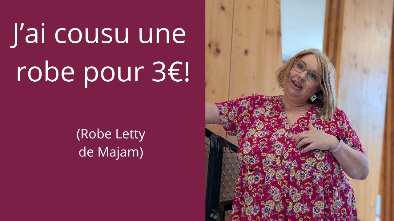 J'ai cousu une robe pour 3€ (Robe Letty de Majam)