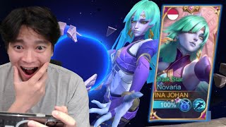 Review Hero Baru Novaria, Hero Curang Udah Kaya Map Hack! Calon Langganan Ban?!  Mobile Legends