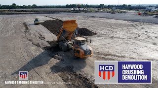 HCD Demolition Ltd working with Equation Properties Ltd at PLOT 3 Avon Mouth Bristol UK July 19 2022