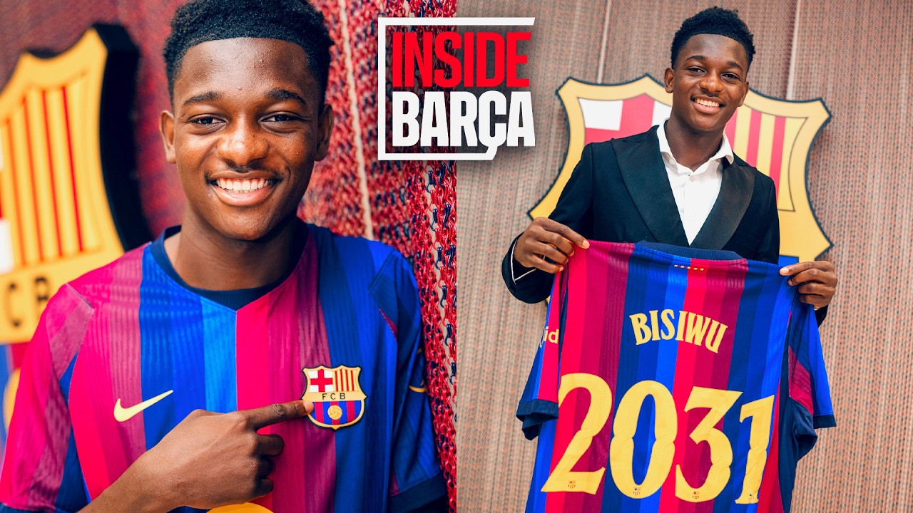 💥 A SPECIAL DAY FOR JESSE BISIWU | FC Barcelona 🔵🔴