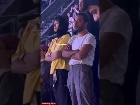 حضور نوید محمدزاده و فرشته حسینی در تئاتر رستم و سهراب