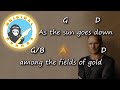 Sting  fields of gold  chords  lyrics