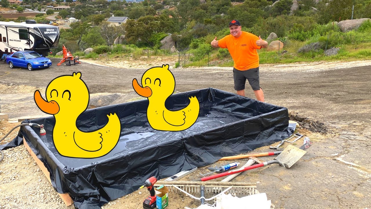 DIY Duck Pond!! - YouTube
