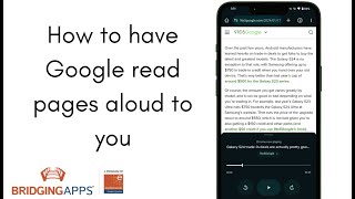 How to have Google read pages aloud screenshot 4