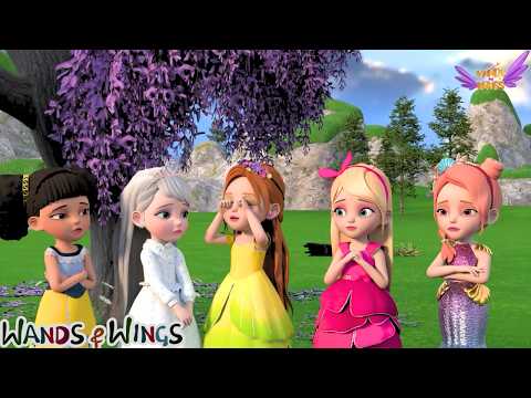 Oh No! Blossom Lost Her Shoe!👠| Princess Lost Her Shoe | Kids Rhymes - Wands & Wings