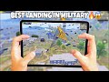 NEW BEST LANDING in MILITARY🔥| iPad Pro Pars |  4 Finger + Full Gyro | Pubg Mobile #40