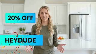 heydude coupon code || heydude discount code || 20% OFF