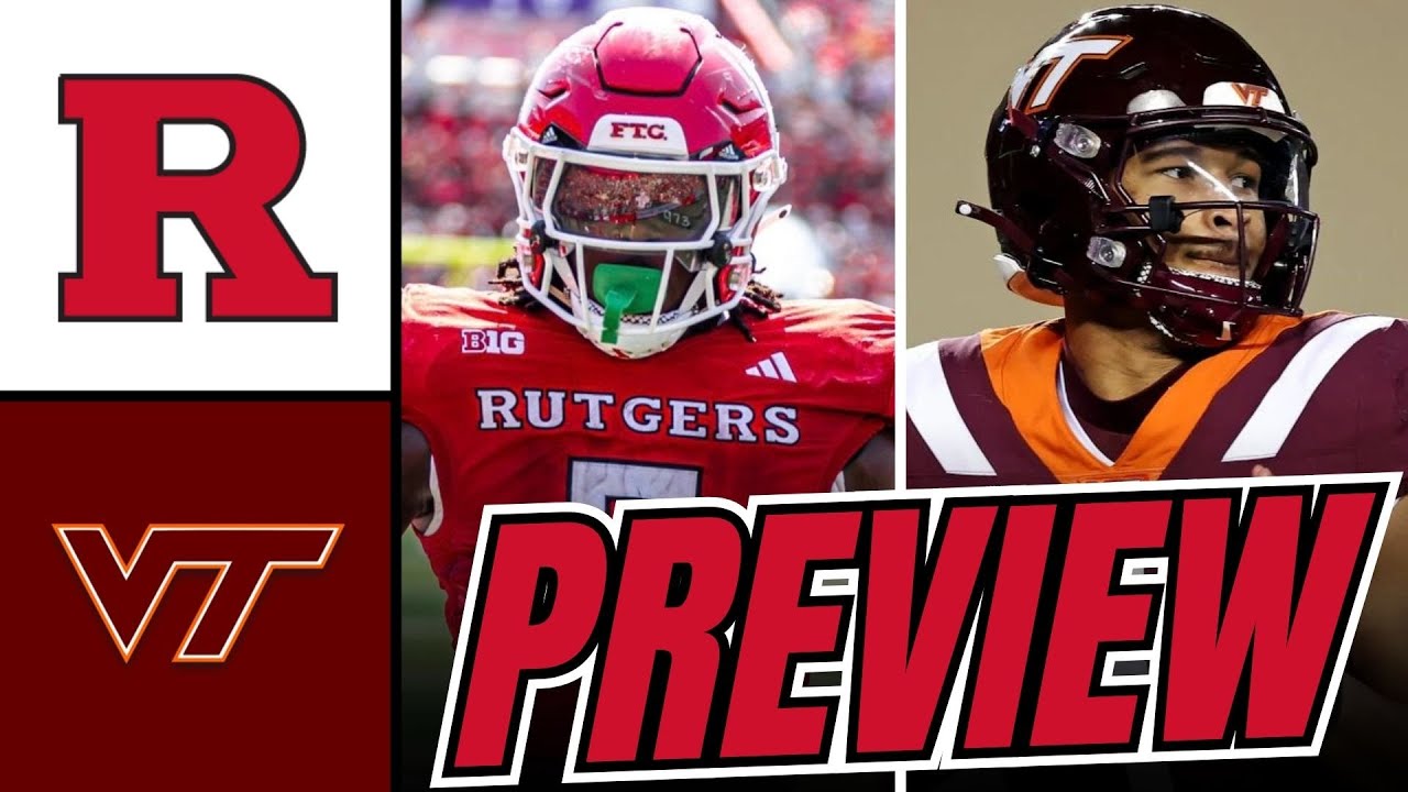 ⁣Can Rutgers Dominate Virginia Tech's Weak Run Defense?