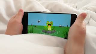 игра "Лягушка удр" для развития слуха. Игра для выработки условно рефлекторной реакции на звук. screenshot 3