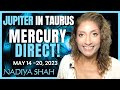 JUPITER IN TAURUS + MERCURY DIRECT! BIG CLARITY AND CHANGE May14-20 2023 Astrology Horoscope