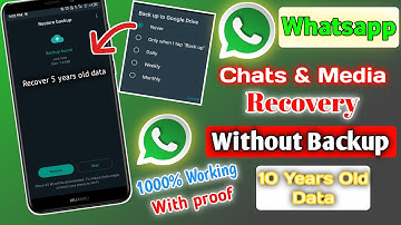 Recover Whatsapp Chats Without Google Drive | Restore Deleted Whatsapp Messages Without Backup