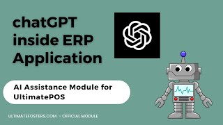 chatGPT inside ERP  - Ai Assistance Module for UltimatePOS 🤖