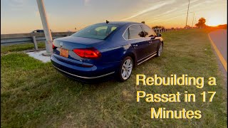 Rebuilding a 2017 VW Passat (Timelapse)