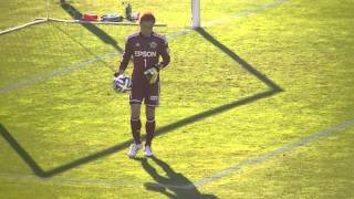 2014・J2・第42節・2014年11月23日(日)_2014・J2・第42節・松本山雅FC vs 水戸ホーリーホック/前半39分・大久保裕樹の得点シーン/野澤洋輔GKセーブシーン