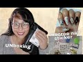 #Unboxing#monroe nail sticker