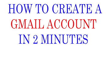 HOW TO CREATE A NEW GMAIL ACCOUNT IN 2 MIN