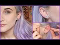 Changing My Piercings! + 3 Rings 1 Hole.