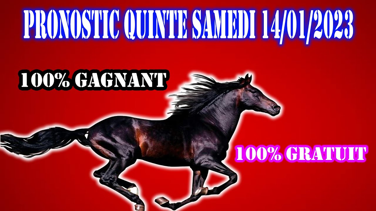 Pronostic De Julien Et Xavier Pour Le Quinté De Demain