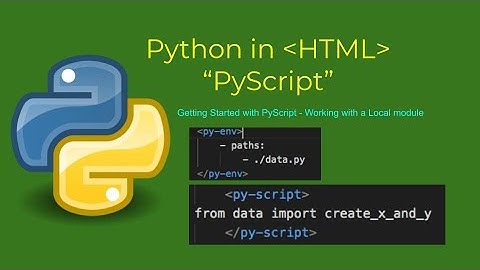 PyScript Tutorial - 005 | Using a local module