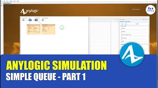 Simulation Simple Queue using Anylogic screenshot 1