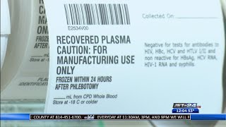 Erie COVID-19 survivor donates plasma