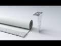 A-OK AM35 Zero Gap Roller Blinds Tubular Motor