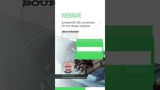 Webinar: Isolated #DCDCConverters for the Design Engineer #element14community