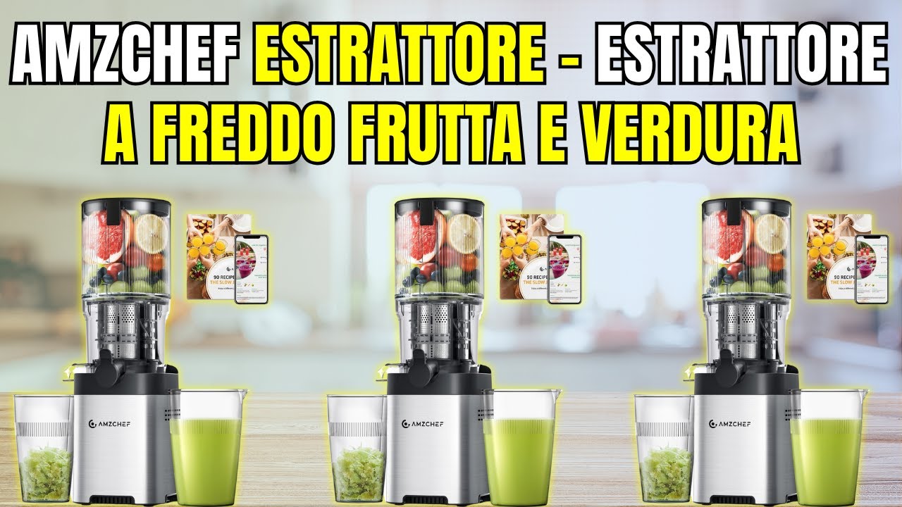 AMZCHEF Estrattore Frutta a Freddo – Recensione onesta dopo 2 mesi: cosa funziona e cosa no