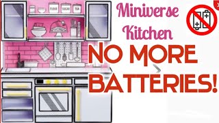 No More Batteries! Miniverse Kitchen Hack For Content Creators! wow! #miniverse #miniresinchef