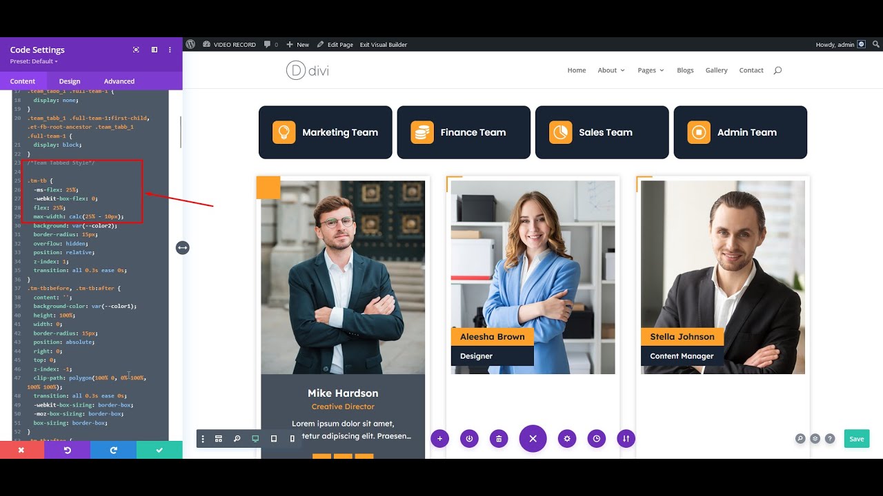 How To Change The Number Of Tabs In Layout - Divi Layouts